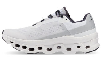 Cloudmonster “White Black Grey”