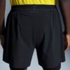 Men 5″ Performance 2/1 Shorts Black