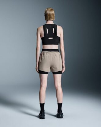 Women 3″ Performance 2/1 Shorts Cinder | Black