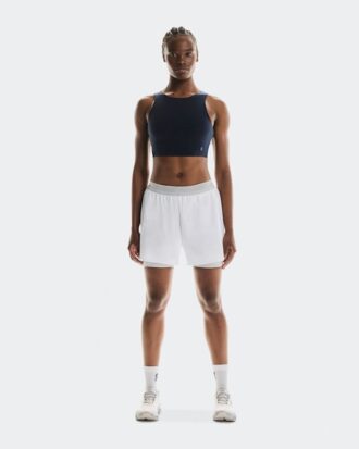 Women 3″ Performance 2/1 Shorts White | Glacier