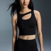 Women Studio Cut-Out Crop