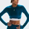 Women Train Long Sleeve Crop