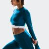 Women Train Long Sleeve Crop