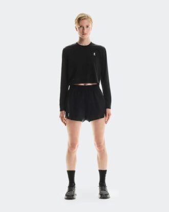 Women Train Long-T Crop Graphic